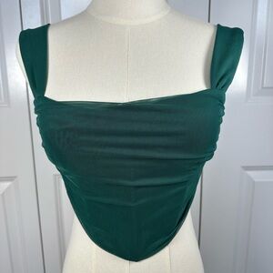 Windsor Teal Corset Top